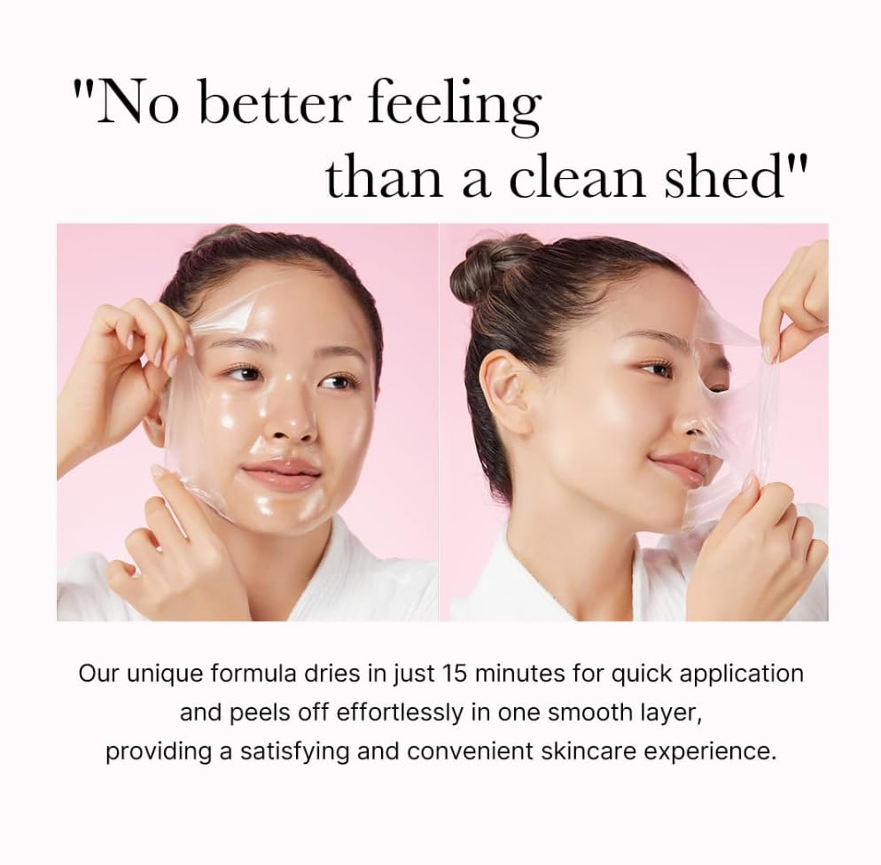 Medicube Collagen Overnight Wrapping Peel-Off Facial Mask Pack. Elasticity & Hydration Care, Reduces Sagging & Dullness - Hydrolyzed Collagen For Glowing Skin | Korean Skincare | No Artificial Colour (75ml)