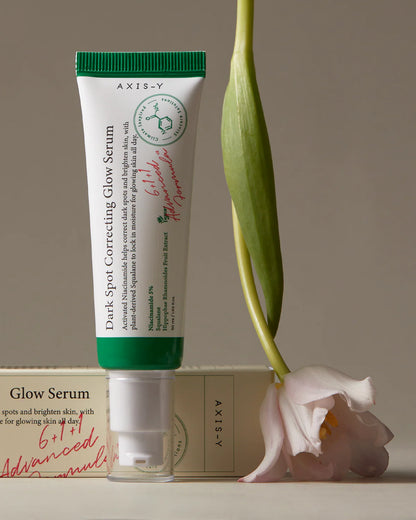 Axis-Y - Dark Spot Correcting Glow Serum 50ml, Brightens & Moisturizes, K-Beauty