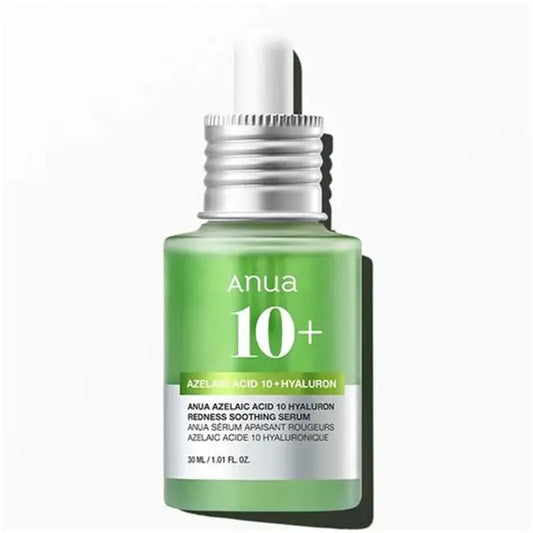 Anua Azelaic Acid 10 Hyaluron Redness Soothing Serum -  Facial Serum for Sensitive skin, Hyaluronic Acid, Niacinamide, Spot Care, Natural Color, Vegan, Korean Skincare 30ml